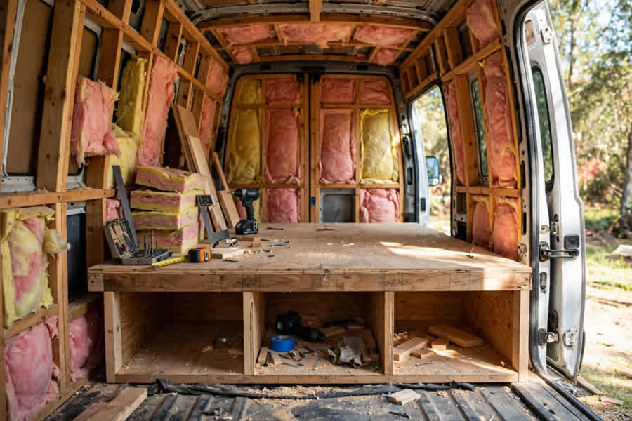 2019 Ford Transit 148 Mid-Roof — Partial Build, Finish It Your Way photo 2
